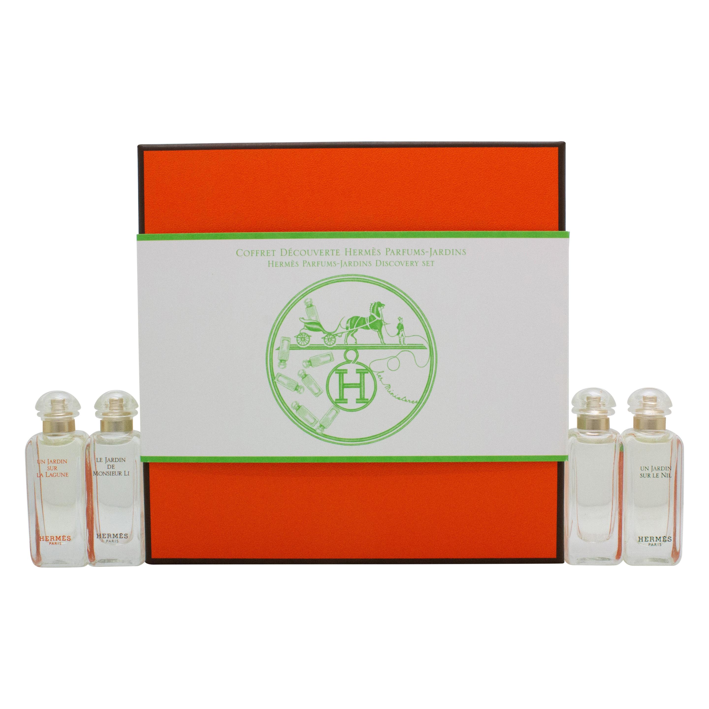 Hermès, Schoonheidsgeschenkset, Miniatuur Jardin Collectie (Parfum Set)