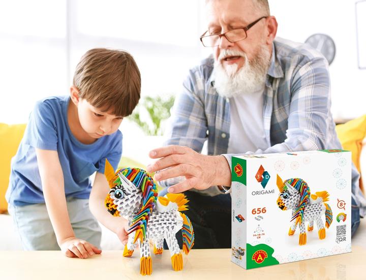 Produktbild Selecta Spielzeug ORIGAMI 3D - Einhorn, 656 Teile