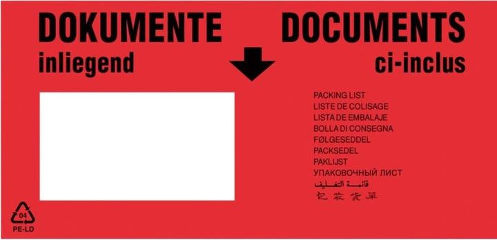 Productafbeelding Transpak Trans-pak documentzakken langwerpig 240 x 118 mm DIN lang (1000 Pcs.)