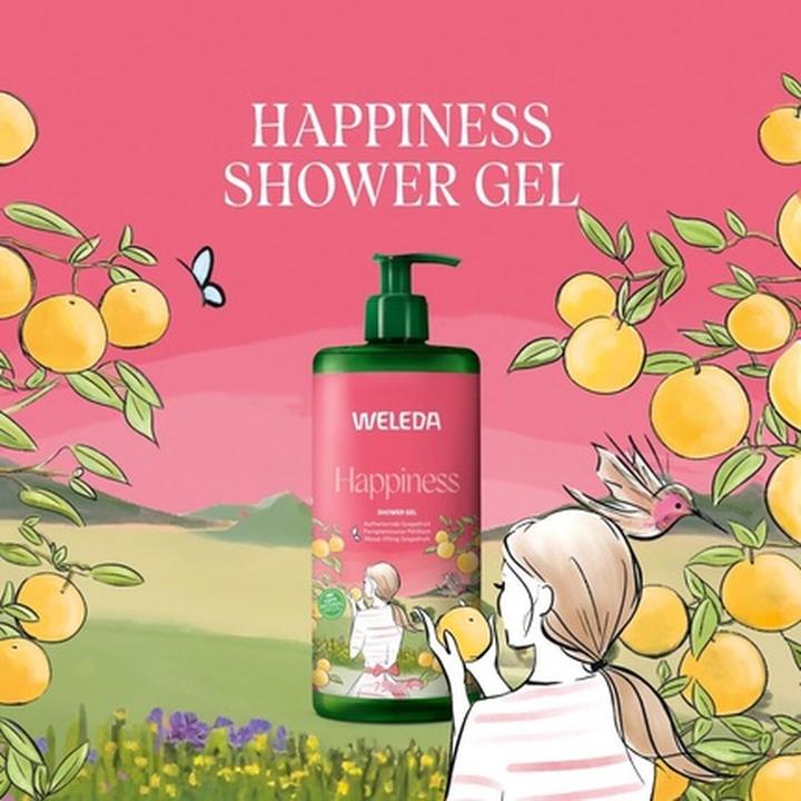 Image du produit Weleda Happiness Body Wash with Grapefruit 750ml (750 ml)