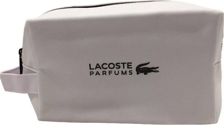 Actual product image Lacoste Textile Bag Toiletry White For Men