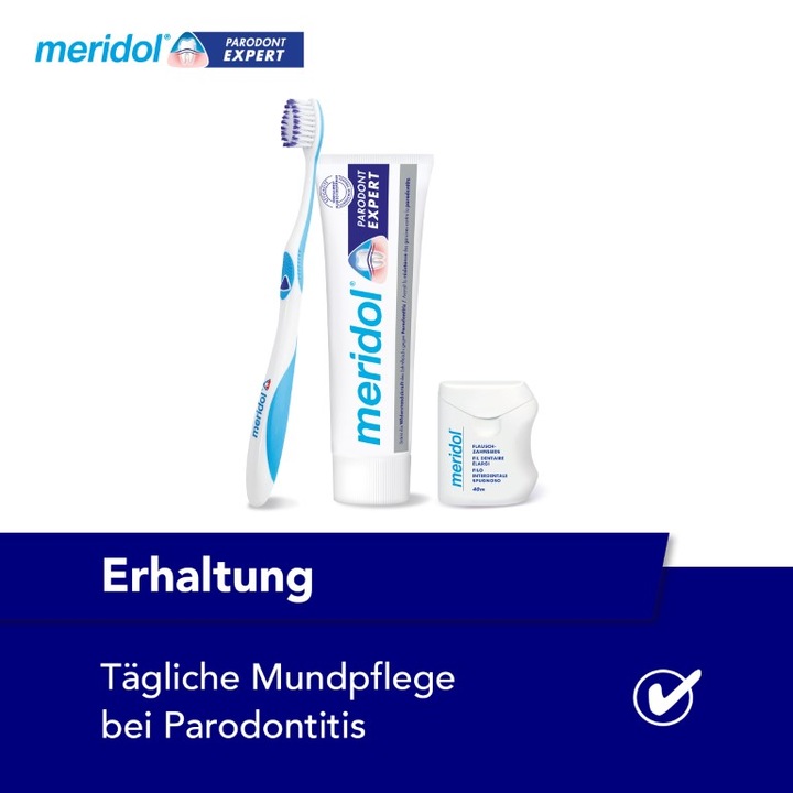 Image du produit Meridol med CHX 0,2 % Solution pour application dans la cavité buccale, 300 ml de solution (300 ml, Bains de bouche)