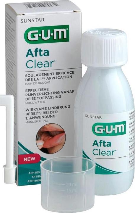 GUM Sunstar AftaClear (120 ml, Mundspülung)