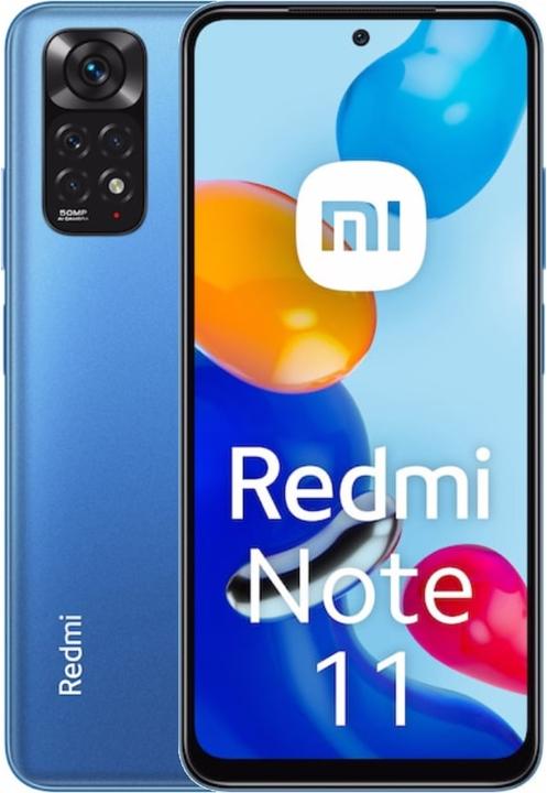 Actual product image Xiaomi Redmi Note 11 (128 GB, Twilight Blue, 6.43", Dual SIM + SD, 4G)