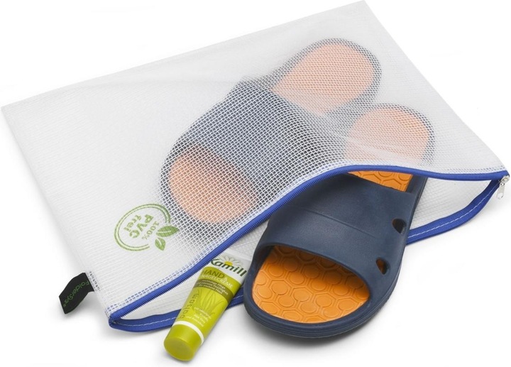 Actual product image Foldersys Zip bag A4 transparent/blue 0.20 mm (A4)