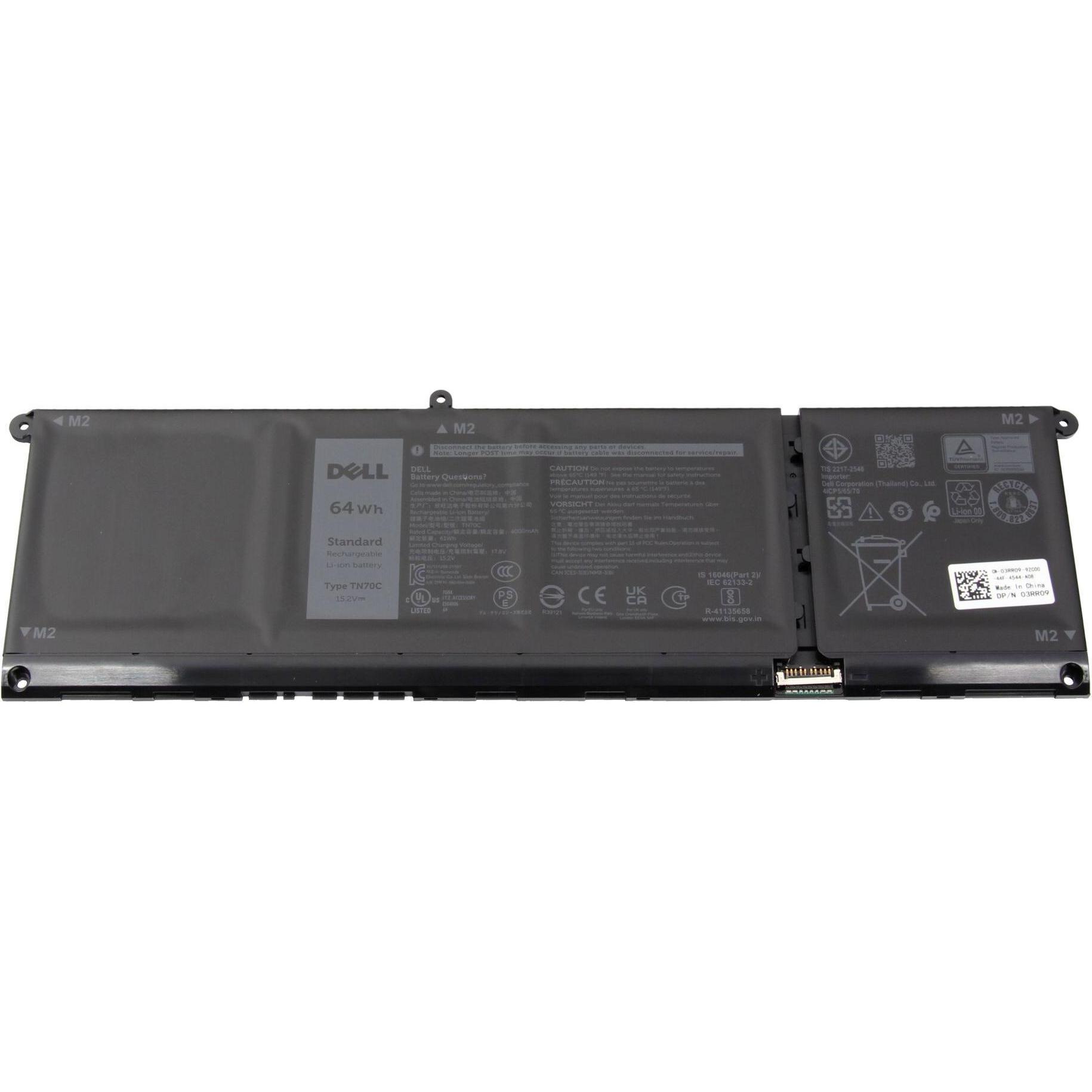 Dell CN-03RR09 (4 Zellen, 4000 mAh), Notebook Akku