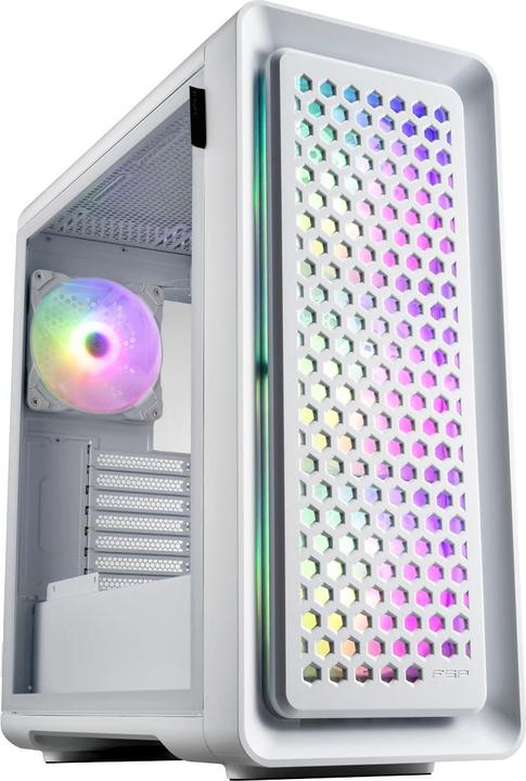 Image du produit Fortron FSP CUT593P E-ATX Ultra Tower 3xARGB WHITE (mATX, Mini-ITX, ATX)