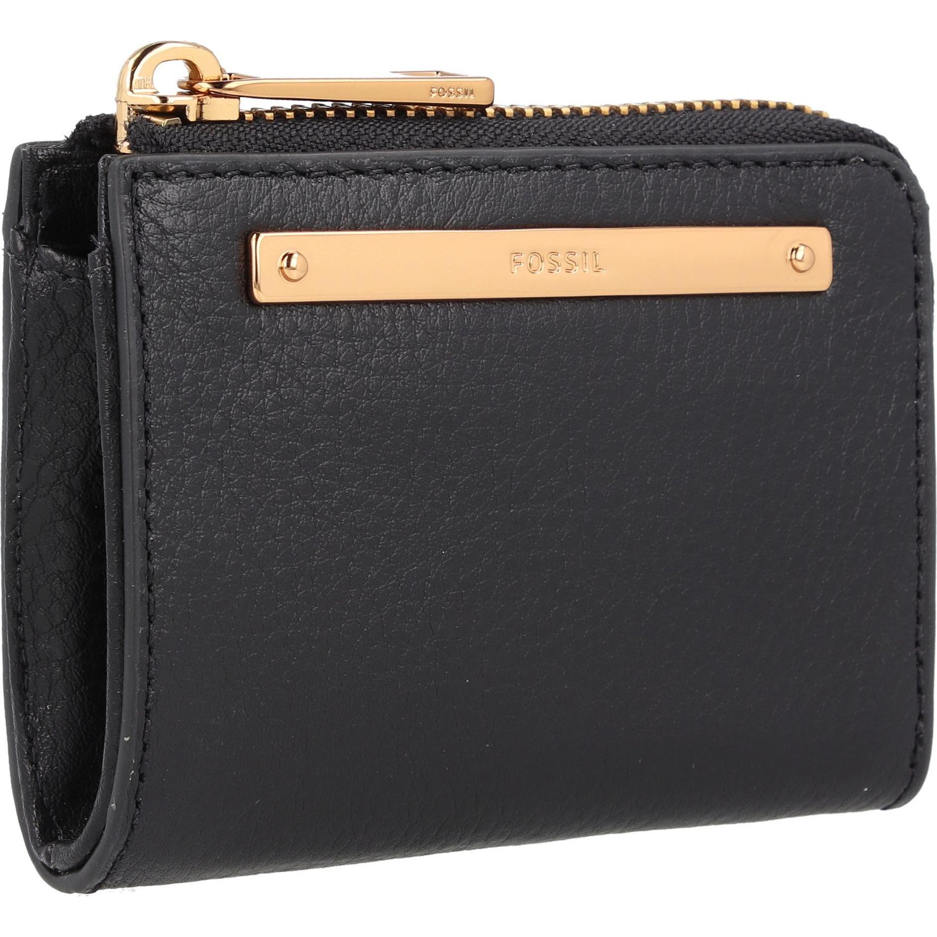 Thumbnail - Fossil, Damen, Portemonnaie, Liza Geldbörse Leder 10.5 cm, Schwarz