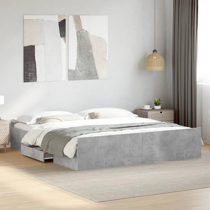 Image du produit VidaXL Cadre de lit avec tiroirs (180 x 200 cm)