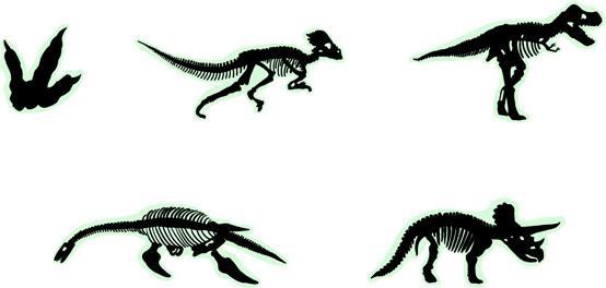 Image du produit Crocs GlowInDarkDino/5 Pack (Taille unique)