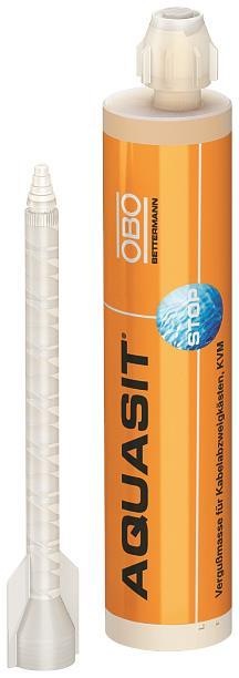 Actual product image OBO Bettermann KVM 250 Aquasit Potting Compound for Junction Boxes 250ml 2363010