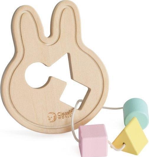 Produktbild Classic World Baby Hello Spielzeugkiste 6–12 Monate (MDF, Schichtholz, Teebaumholz)