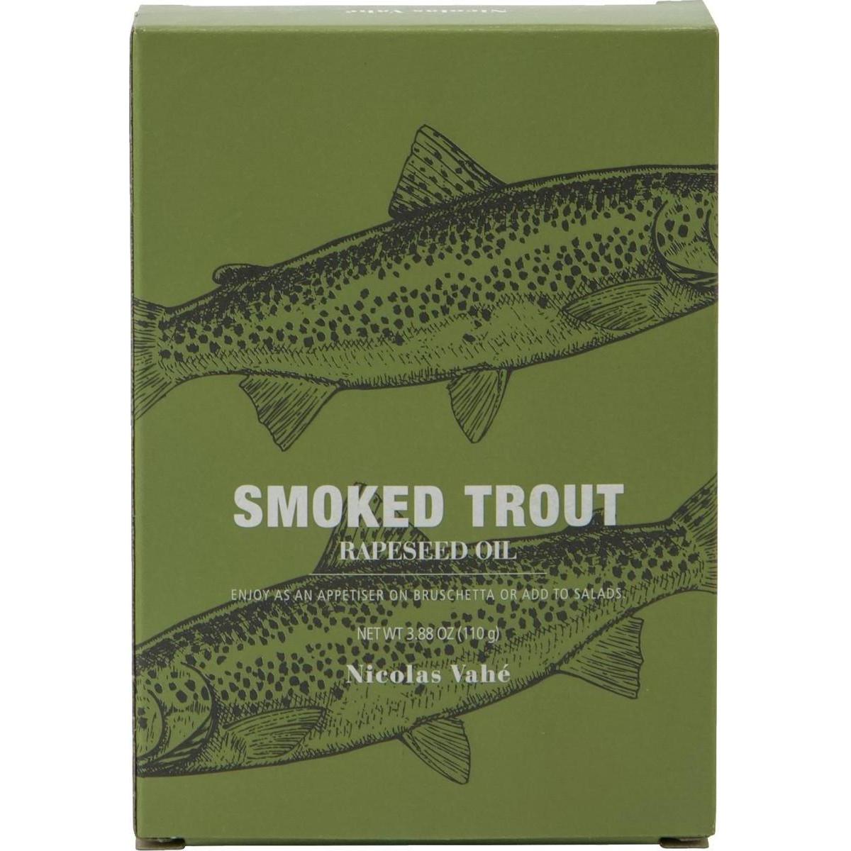 Nicolas Vahé Smoked trout, Rapeseed oil, 110 g (9900002181)