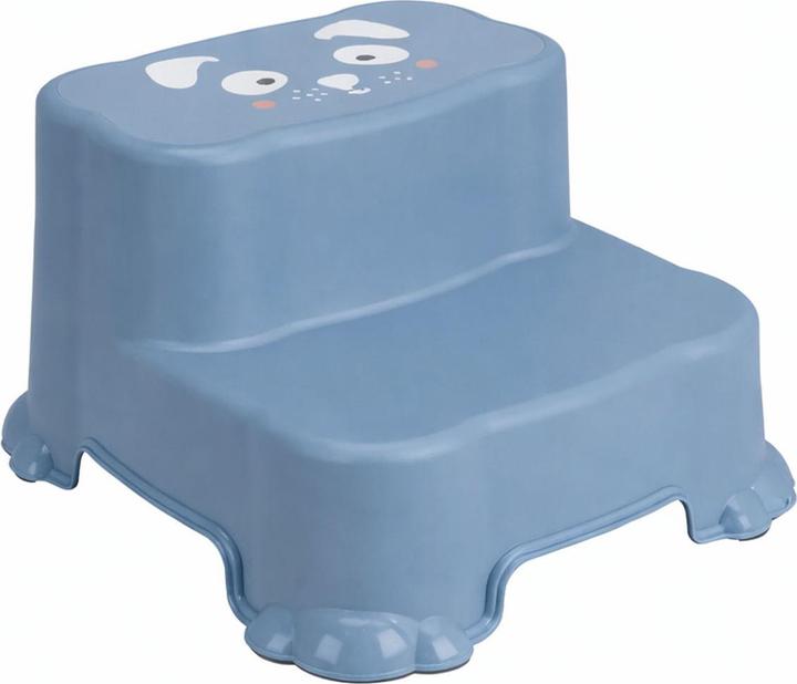 Mojawo Kinder Tritthocker Trittstufe Hocker Kunststoff Blau rutschfest