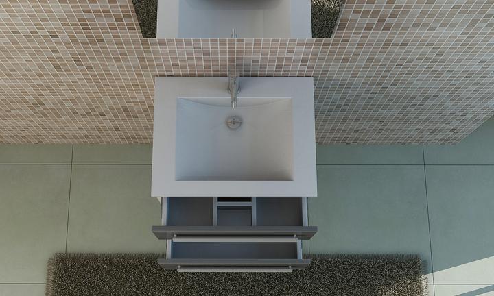 Produktbild Jet-Line Badset AROSA II grau