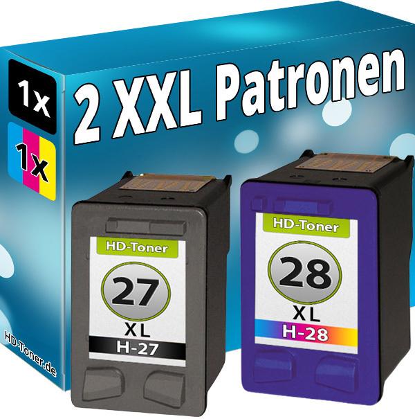 Produktbild Druckfuxx PATRONEN für HP 27+28 PSC 1110 1210 1213 1215 1217 1219 1310 1311 1312
