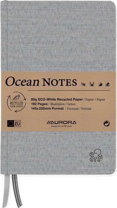 Image du produit Aurora OCEAN NOTES - Carnets de notes (A5, À rayures, Couverture rigide)
