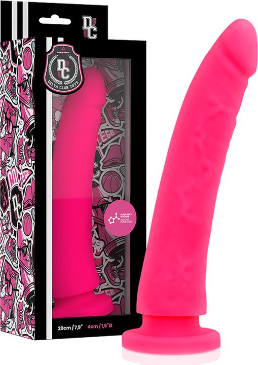 Produktbild Delta Club TOYS GURT + DONG ROSA SILIKON 20 CM -O- 4 CM