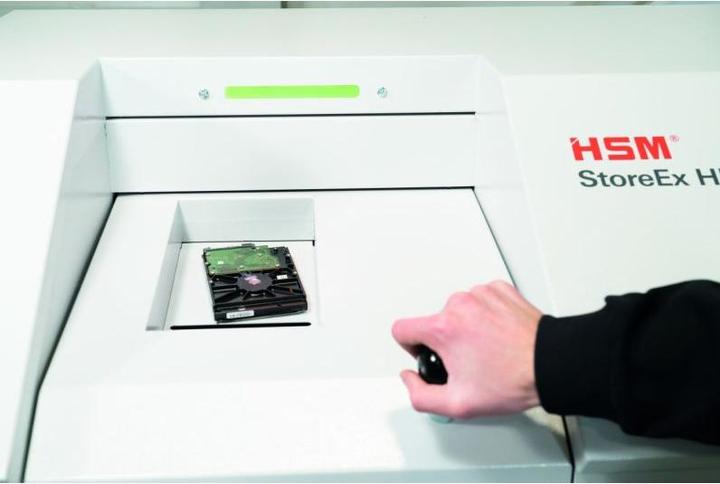 Actual product image HSM Hard disk shredder, POWERLINE HDS 230 (Particle cut)