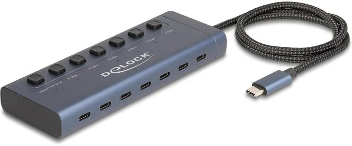 Delock USB 5 Gbps Hub mit 7 USB Type-C Ports mit Schalter da (USB-C, 7 Ports)