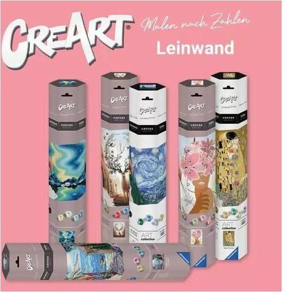 Immagine prodotto Ravensburger CreArt - Pittura con i numeri 23907 - Aurora boreale - da 14 anni - Pittura su carta