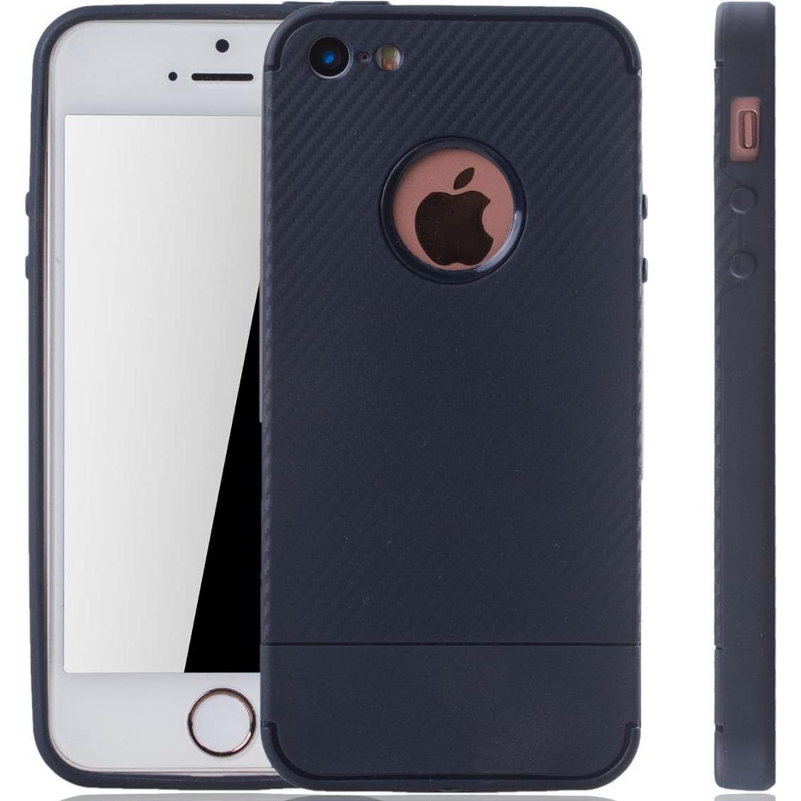König Design Apple iPhone 5 / 5s / SE Hülle Case Handy Cover Schutz Tasche Schutzhülle Rot (Apple iPhone 5), Smartphone ...
