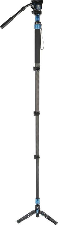 Image du produit Sirui P-424FS + monopode VH-10 en carbone 170 cm avec rotule + pointeur vidéo (Métal, Carbone)