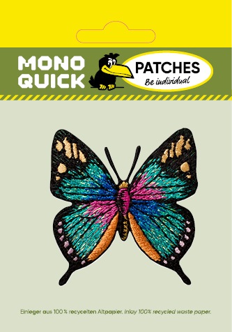 Image du produit Mono Quick Papillon turquoise pailleté (1 x)