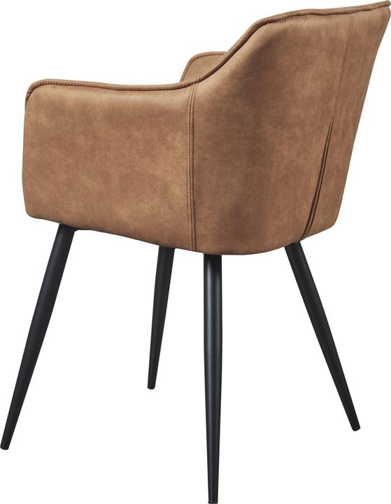 Produktbild En.Casa Esszimmerstuhl 4er Set Birmingham Braun