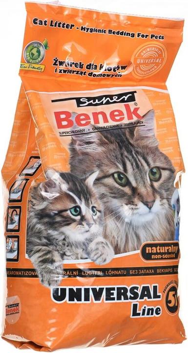 Produktbild Certech SUPER BENEK UNIVERSAL Katzenstreu Bentonitsplitt Natürlich 5 l (Klumpend, Schnell absorbierend, 8 kg)