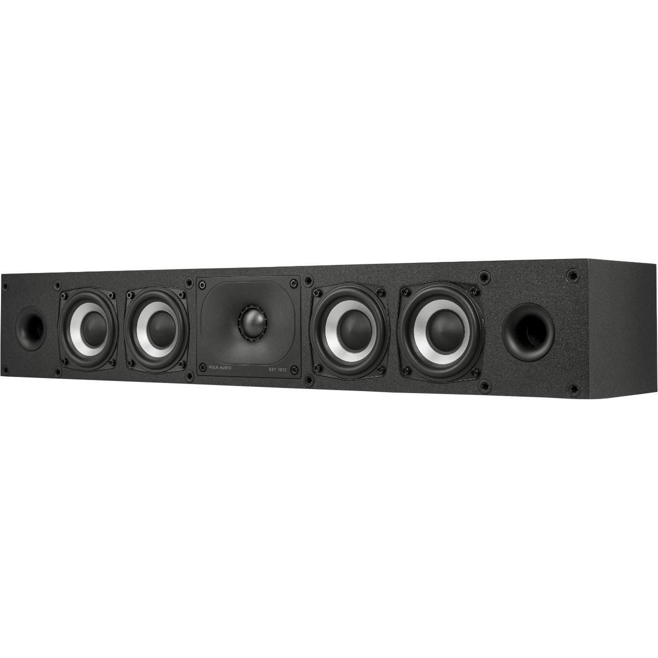 Polk MXT35CBK Monitor XT (1 pz.), Hi-Fi + Altoparlante home cinema, Nero