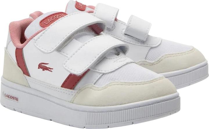 Actual product image Lacoste Childrens/Kids T-Clip Synthetic Suede Trainers (24)