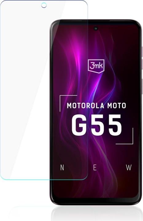 Actual product image 3MK FlexibleGlass pro Motorola Moto G55 5G (5903108610315) (1 Piece, Motorola Moto C)