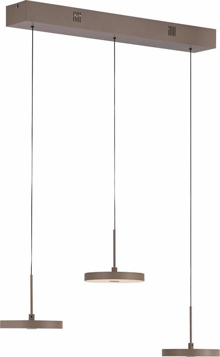 Actual product image Just Light LED Pendellampe Plata dimmbar über Wandschalter höhenverstellabr (2370 lm)