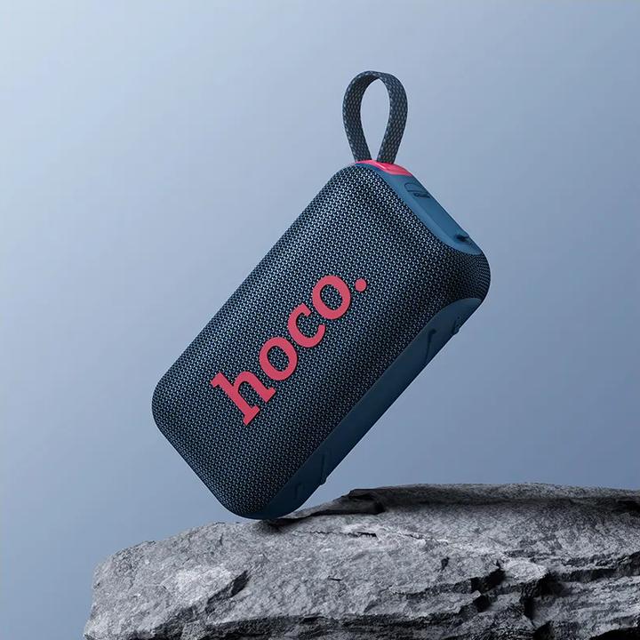 Actual product image Hoco Bluetooth speakers Speaker bluetooth 2 x 10W 4h HC32 navy blue (4 h)