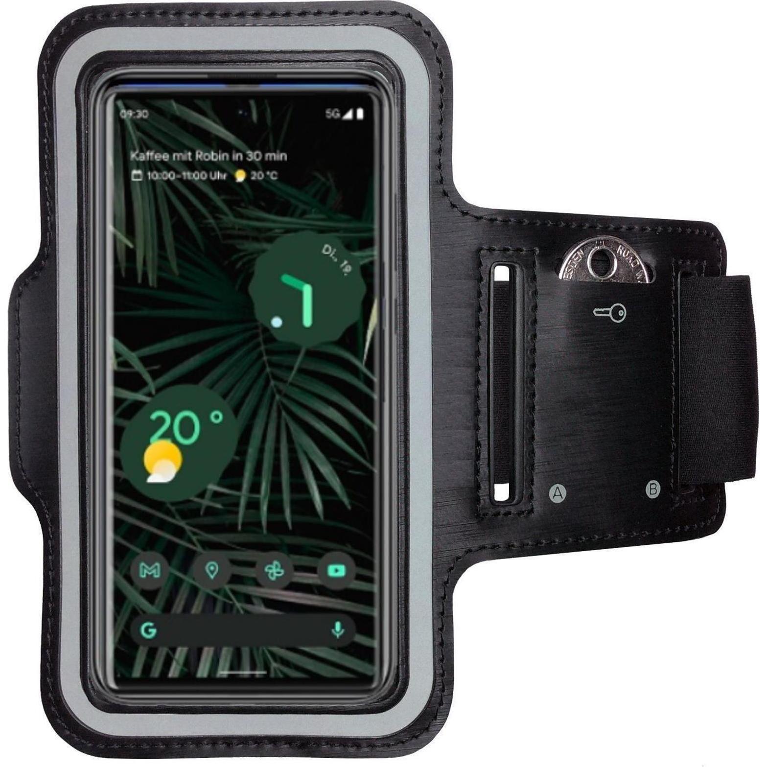 CoverKingz Sportarmband für Google Pixel 6 Pro, Smartphone Sportarmband, Schwarz