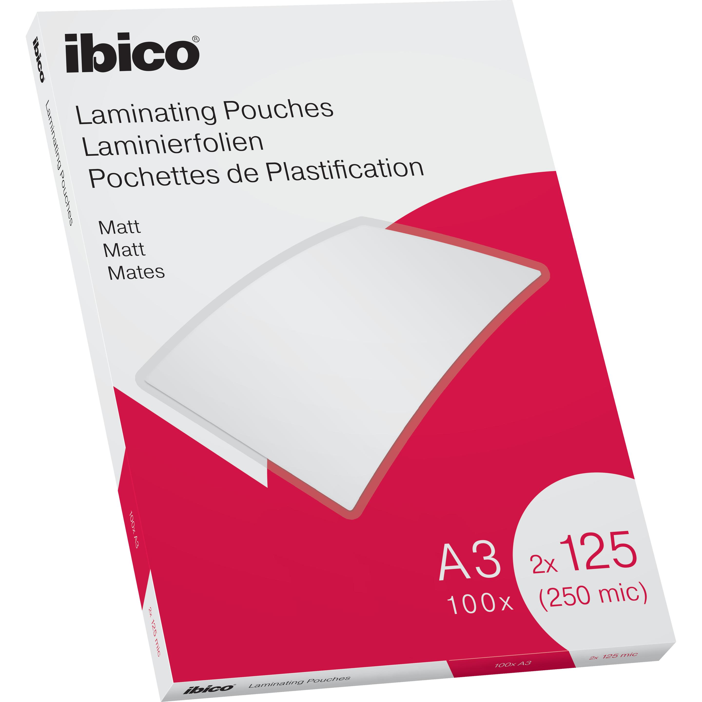 Ibico, Laminierfolie, Laminierfolie A3, 125 µm 100 Stück (A3, 100 Stück, 125 µm)