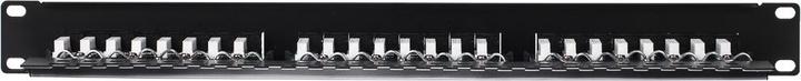 Actual product image Netrack 104-08 patch panel 19 24