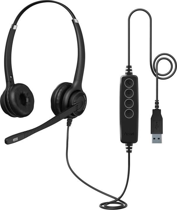 Actual product image Axtel Elite HDvoice MS duo NC USB (Cable, USB-A, Microsoft teams)
