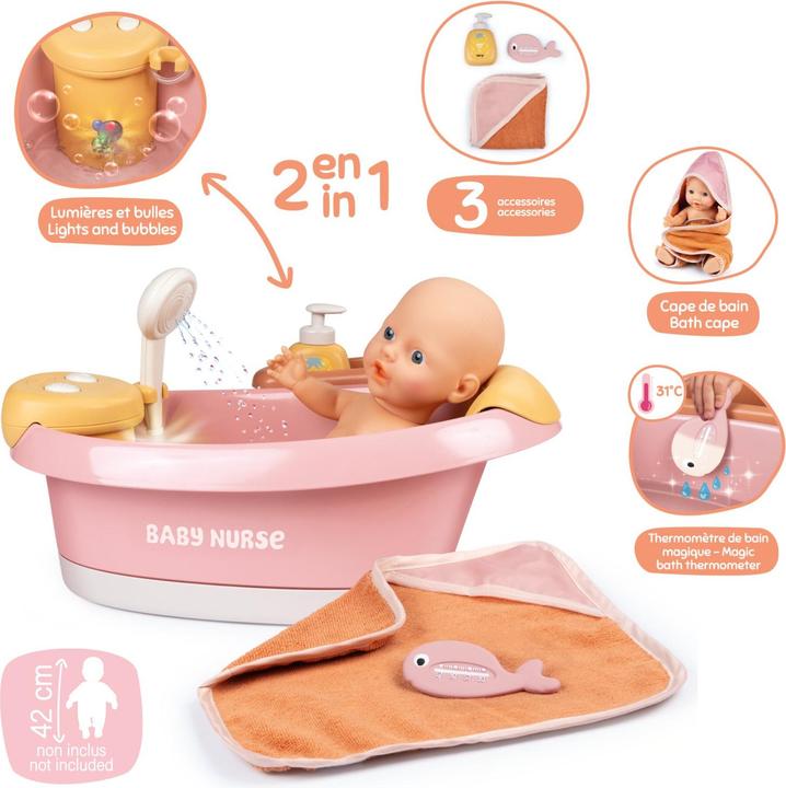 Actual product image Smoby Baby Nurse Puppenbadewanne