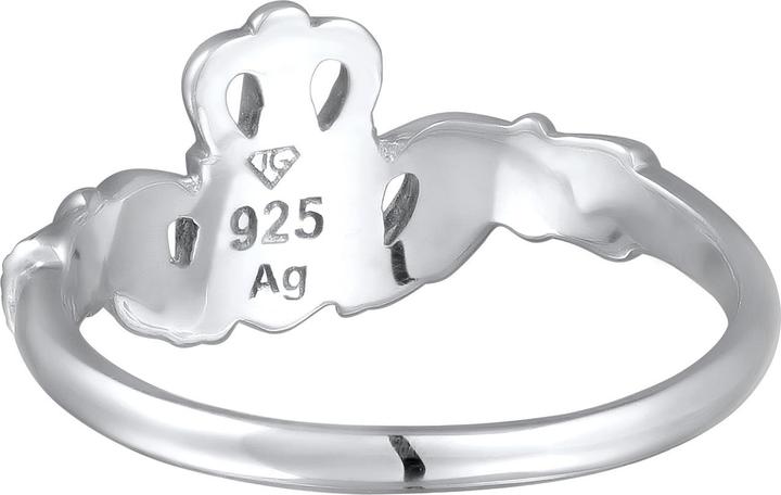 Immagine prodotto Elli Anello Claddagh Cuore Corona Reale Argento 925 (58, 925 Argento)