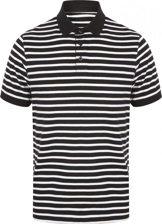 Produktbild Front Row Gestreiftes Jersey-Poloshirt (S)