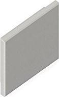 Actual product image Bilton Profile for ENDCAP for WT02 Cover LForm ALU L75xW34xH34mm EBDimension 25mm without