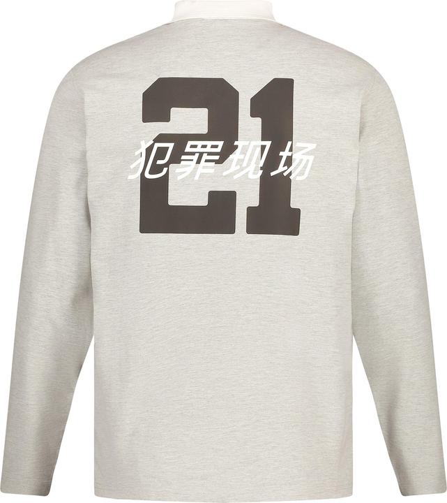Actual product image Sthuge polo shirt, long sleeve, jersey, back print, up to 8 XL (4XL)