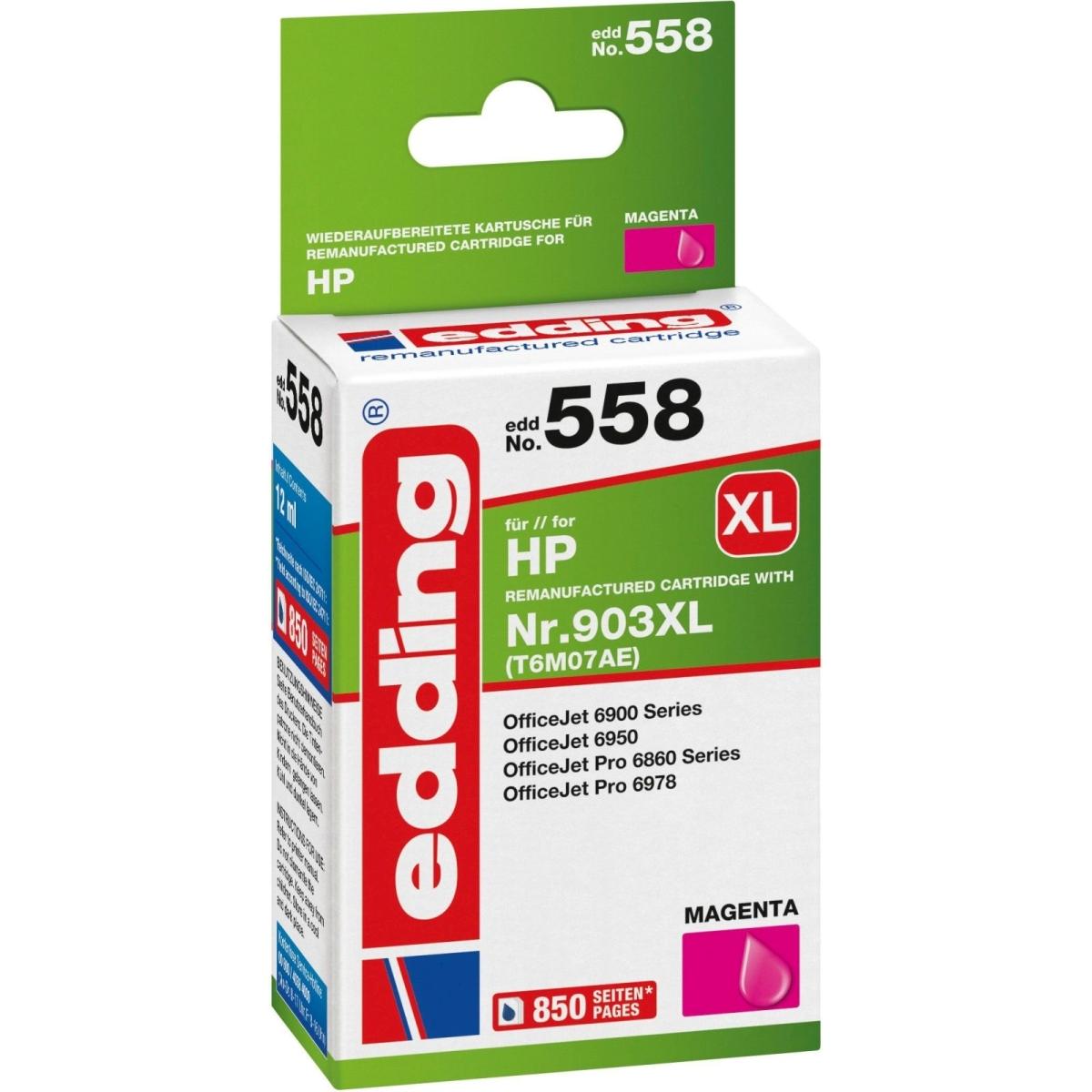 Edding, Druckerpatrone, EDD-558 Druckerpatrone (e) Kompatibel (M)