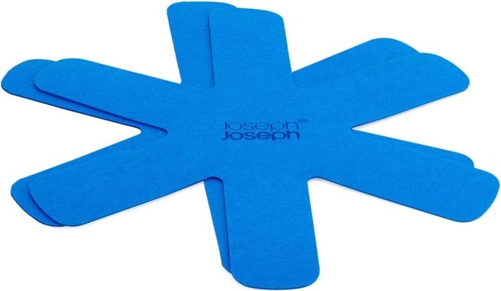 Immagine prodotto Joseph Joseph Set di 2 manici pieghevoli per padella Space con protezione per padella (28 cm, Padella per friggere, Alluminio)