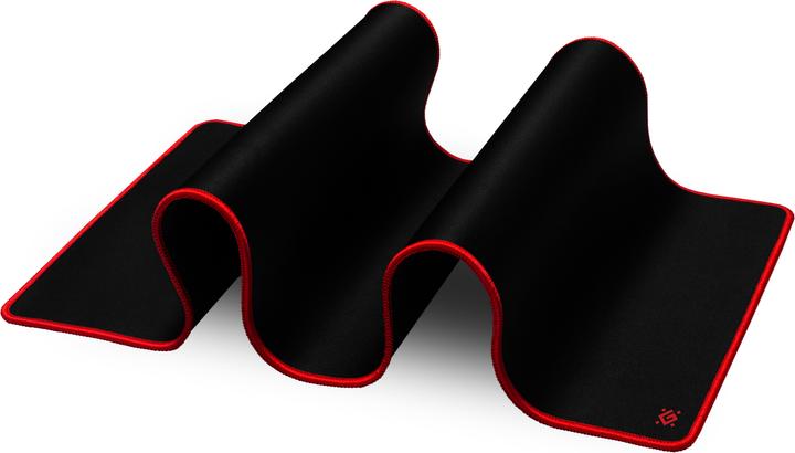 Immagine prodotto Defender 50561 Mouse Pad da gioco nero, rosso
