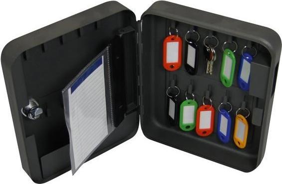Actual product image pavo Key box for 20 keys, dark grey
