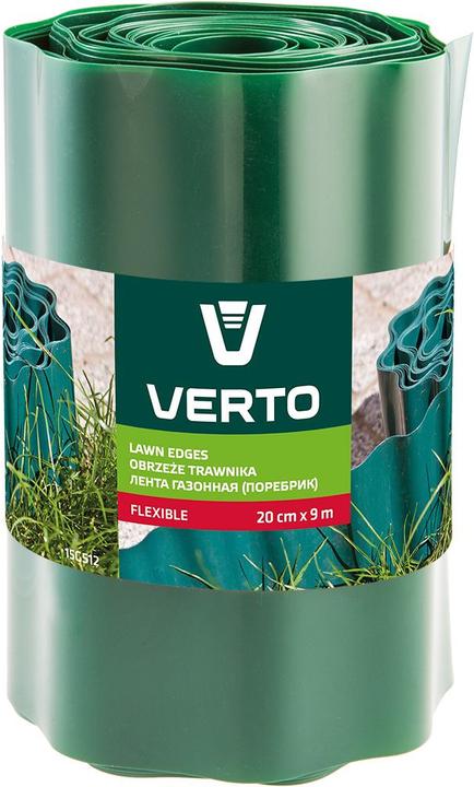 Verto 512 Lawn Edge Garden Edging Roll in plastica (900 cm)