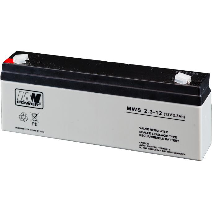 Mw Power MWS 2.3-12 USV-Batterie Plombierte Bleisäure (VRLA) 2,3 Ah, USV Zubehör